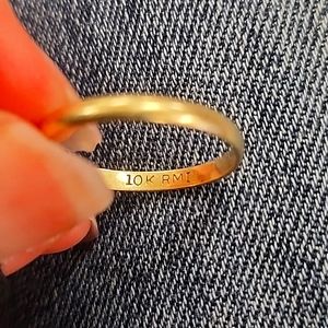 10k gold vintage wedding ring